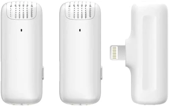 میکروفون یقه ای بی سیم یولانزی ULANZI J12 برای آیفون آیپد | میکروفون 2 در 1 با قابلیت اتصال آسان | دارای جعبه شارژ | 7 ساعت عمر باتری | مناسب برای ضبط ویدیو، مصاحبه، یوتیوبرها، ولاگینگ | برد انتقال 20 متر (سفید) میکروفون یقه ای بی سیم یولانزی ULANZI J12 برای آیفون آیپد | میکروفون 2 در 1 با قابلیت اتصال آسان | دارای جعبه شارژ | 7 ساعت عمر باتری | مناسب برای ضبط ویدیو، مصاحبه، یوتیوبرها، ولاگینگ | برد انتقال 20 متر (سفید)