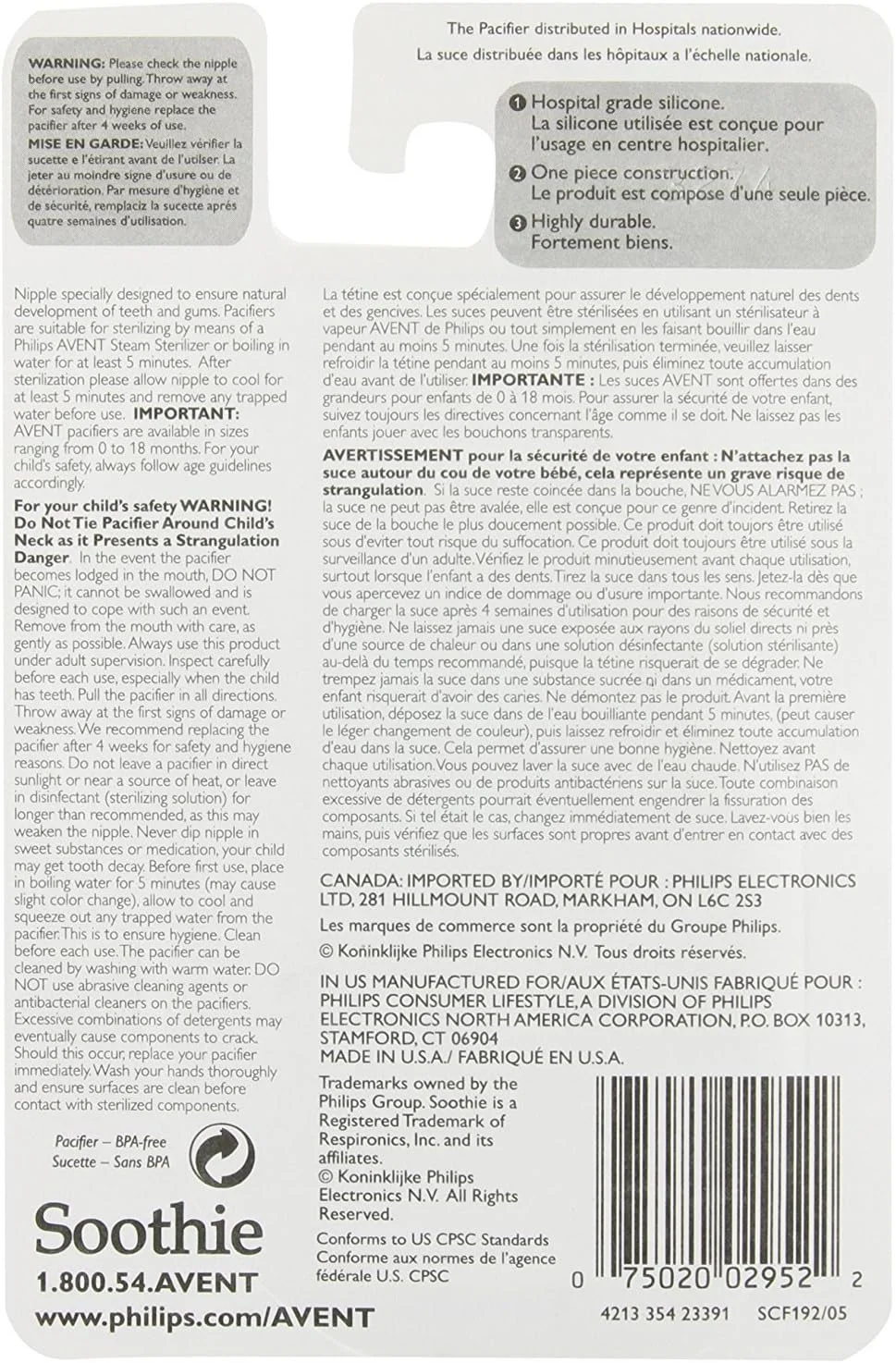 پستانک ارتودنسی 2 عددی فیلیپس اونت مدل Soothie، فاقد BPA، مناسب 3+ ماه، سبز