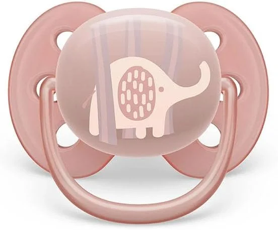 پستانک الترا سافت فیلیپس اونت 0-6 ماه دخترانه X2