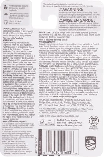 پستانک ارتودنسی فیلیپس اونت Soothie بدون BPA، 0-3 ماه، 2 عددی، بسته بندی ممکن است متفاوت باشد SCF190/02 پستانک ارتودنسی فیلیپس اونت Soothie بدون BPA، 0-3 ماه، 2 عددی، بسته بندی ممکن است متفاوت باشد SCF190/02