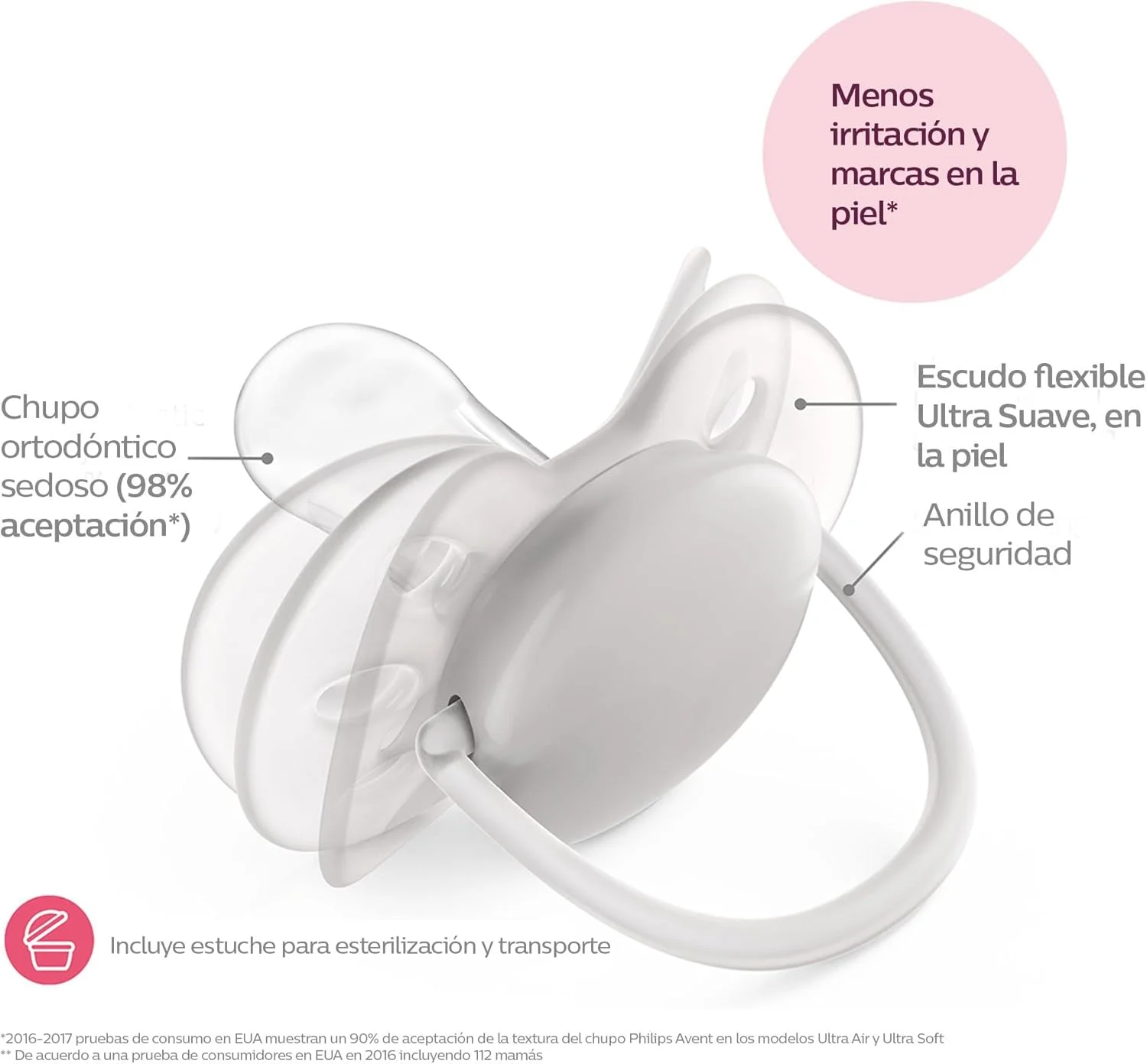پستانک الترا ایر اونت فیلیپس - بسته 4 عددی پستانک سبک و قابل تنفس: 2 عدد پستانک شبتاب و 2 عدد پستانک روز، 18+ ماه (مدل SCF349/43) پستانک الترا ایر اونت فیلیپس - بسته 4 عددی پستانک سبک و قابل تنفس: 2 عدد پستانک شبتاب و 2 عدد پستانک روز، 18+ ماه (مدل SCF349/43)