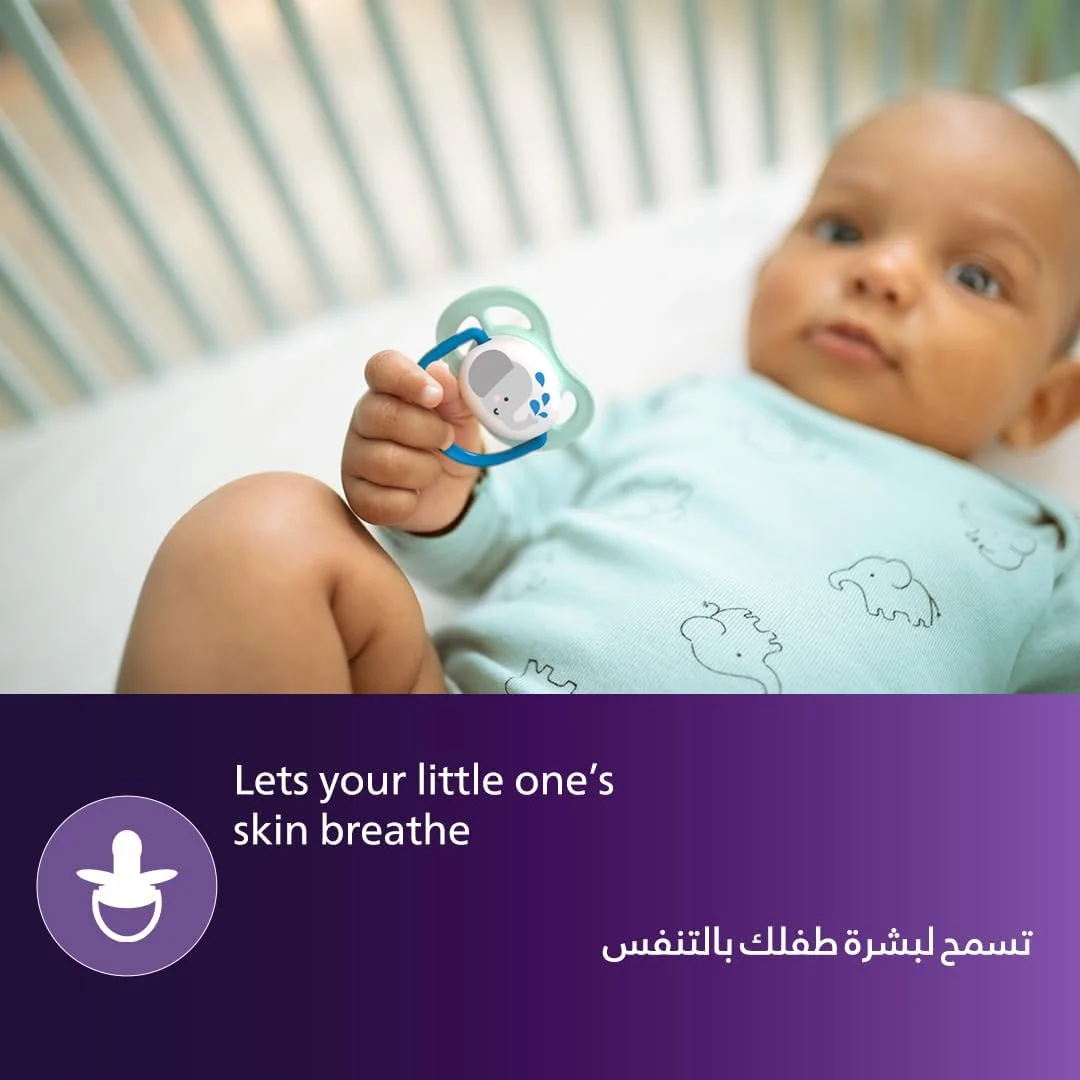 پستانک ارتودنسی الترا ایر فیلیپس اونت طرح حیوانات مناسب 0-6 ماه - بسته 2 عددی پستانک ارتودنسی الترا ایر فیلیپس اونت طرح حیوانات مناسب 0-6 ماه - بسته 2 عددی