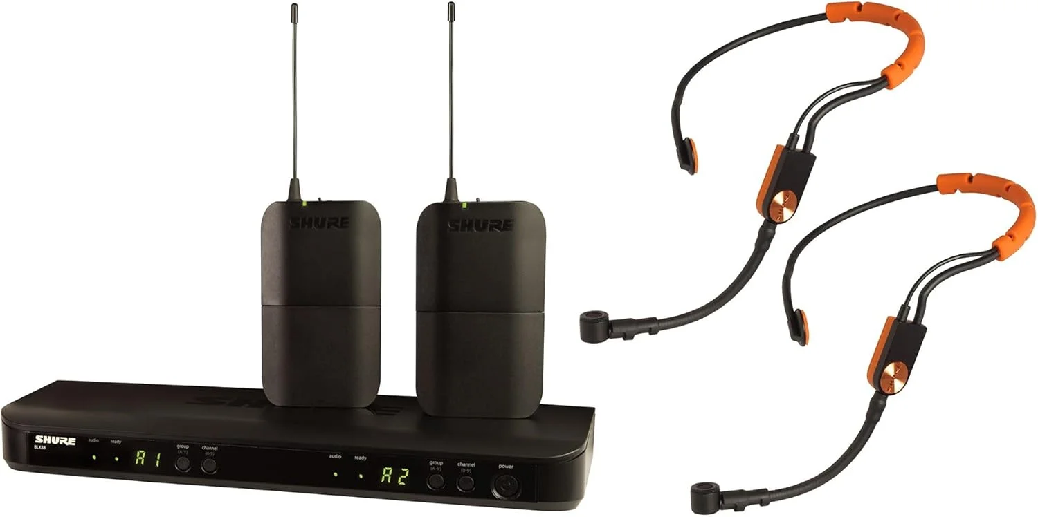 سیستم بی سیم Shure BLX مدل BLX188UK/SM31-K3E سیستم بی سیم Shure BLX مدل BLX188UK/SM31-K3E