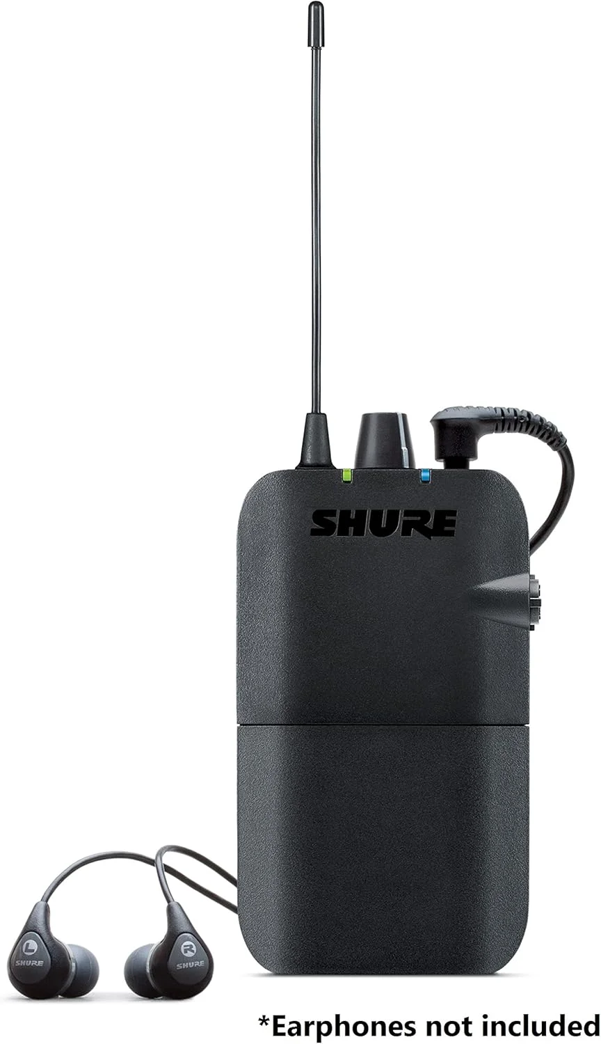 گیرنده بدنه بی سیم Shure P3R برای سیستم مانیتور شخصی استریو PSM300، G20 گیرنده بدنه بی سیم Shure P3R برای سیستم مانیتور شخصی استریو PSM300، G20
