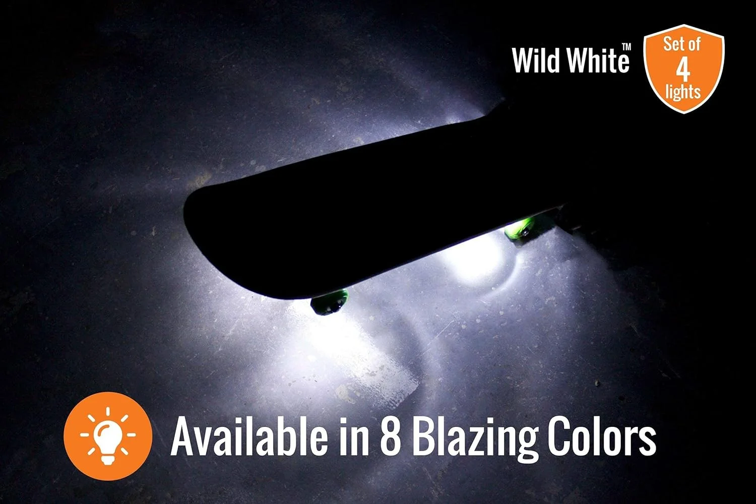 چراغ های LED زیر تخته اسکیت برد Board Blazers - هدیه ایده آل اسکیت برد - چراغ LED عالی برای لانگ برد یا اسکوتر، هدیه کریسمس عالی برای بچه ها