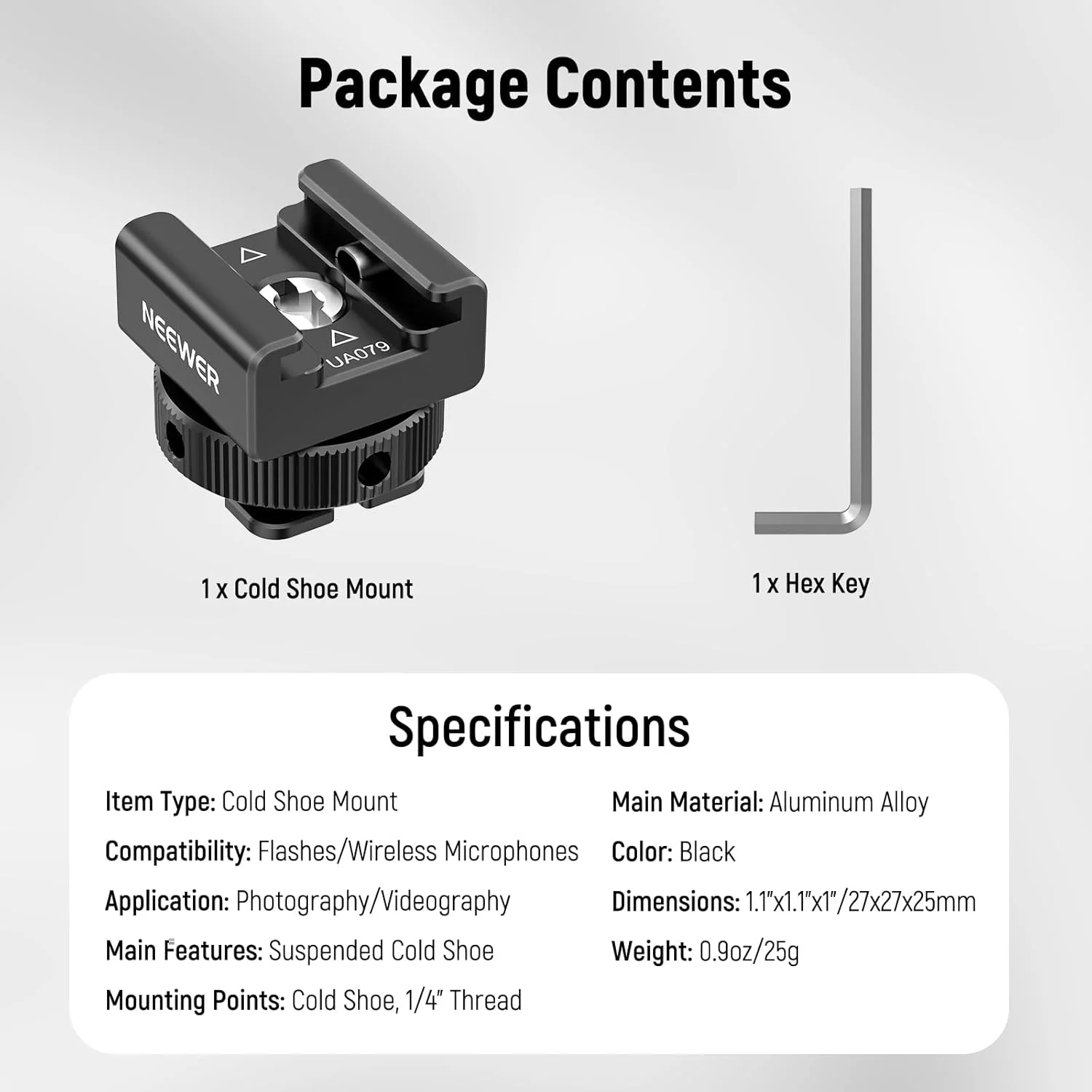 آداپتور مانت کفشک سرد NEEWER سازگار با DJI Mic 2 Rode Wireless GO II Hollyland Saramonic میکروفون مینی بی سیم NEEWER، طراحی تماس افست ضد تداخل برای فلاش اسپیدلایت، UA079 آداپتور مانت کفشک سرد NEEWER سازگار با DJI Mic 2 Rode Wireless GO II Hollyland Saramonic میکروفون مینی بی سیم NEEWER، طراحی تماس افست ضد تداخل برای فلاش اسپیدلایت، UA079