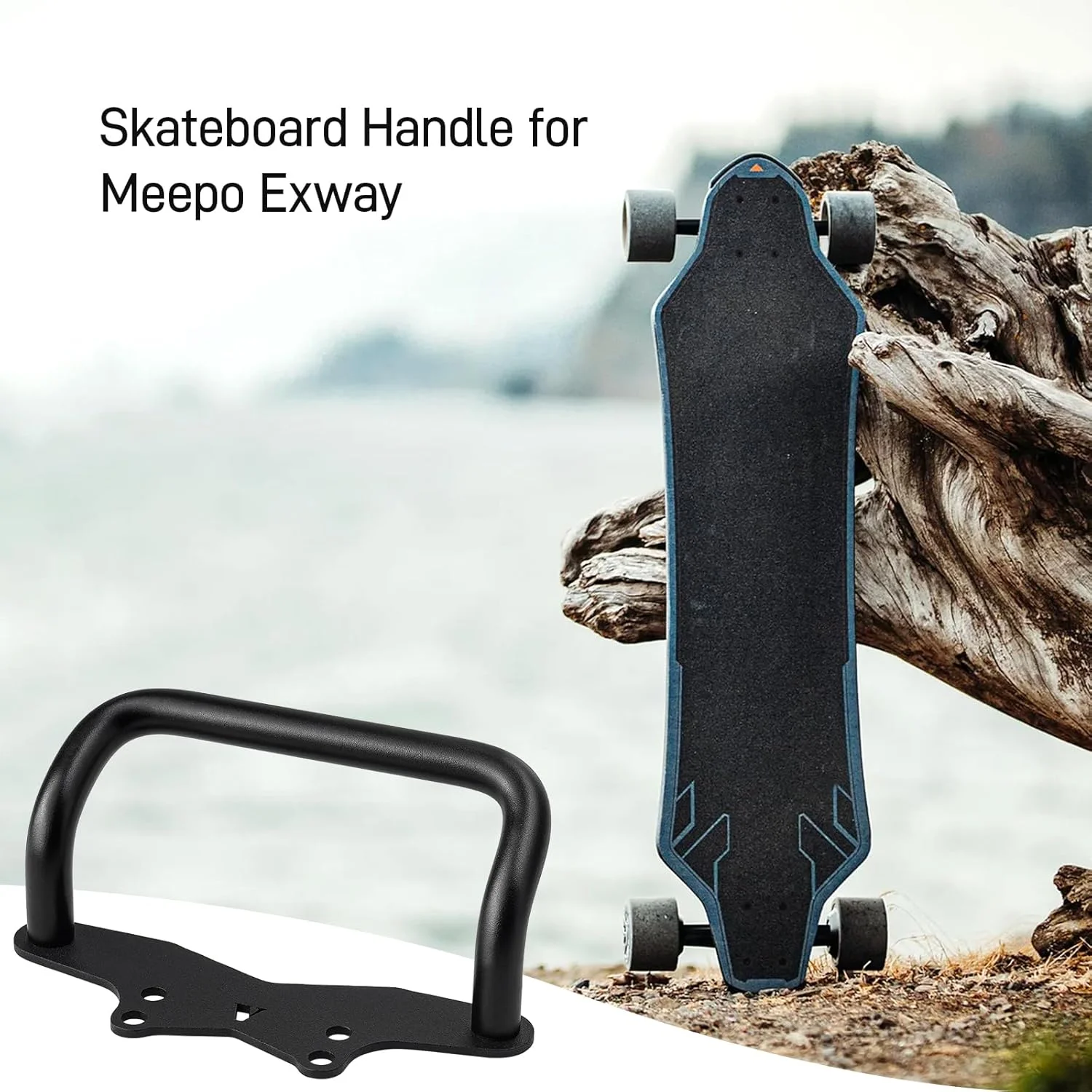 دستگیره اسکیت برد YIBEICO برای Meepo Exway، دسته حمل اسکیت برد بادوام و ضد زنگ تمام استیل با چهار سوراخ، لوازم جانبی تخته گیره پهن شده لانگ برد دستگیره اسکیت برد YIBEICO برای Meepo Exway، دسته حمل اسکیت برد بادوام و ضد زنگ تمام استیل با چهار سوراخ، لوازم جانبی تخته گیره پهن شده لانگ برد