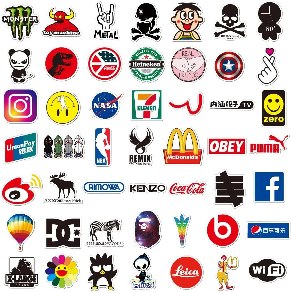بسته 100 عددی استیکرهای ضد آب JunTen برای برچسب های لپ تاپ مد، بطری آب، ماشین، موتور سیکلت، دوچرخه، سپر، اسکیت بورد، چمدان، قاب گوشی، دکوراسیون DIY، آرم و کتاب بسته 100 عددی استیکرهای ضد آب JunTen برای برچسب های لپ تاپ مد، بطری آب، ماشین، موتور سیکلت، دوچرخه، سپر، اسکیت بورد، چمدان، قاب گوشی، دکوراسیون DIY، آرم و کتاب