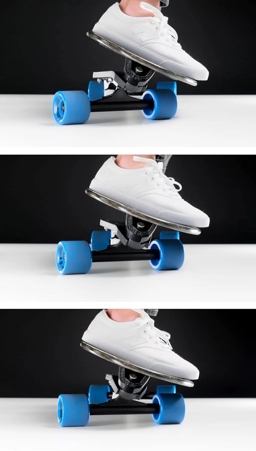 سیستم FIN اسکیتبوردهای WATERBORNE - آداپتور Surf and Rail - تراکهای Surfskate مناسب برای هر اسکیتبورد - تنظیم FINهای ثبت شده برای 3 حالت Surf Skate - تراک Carving برای Cruise و سواری مانند اسکیتبورد Surf سیستم FIN اسکیتبوردهای WATERBORNE - آداپتور Surf and Rail - تراکهای Surfskate مناسب برای هر اسکیتبورد - تنظیم FINهای ثبت شده برای 3 حالت Surf Skate - تراک Carving برای Cruise و سواری مانند اسکیتبورد Surf