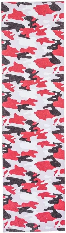 نوار گریپ اسکیت برد Venom Skateboards Pro با دوام بالا 9" x 33" - لوازم جانبی اسکیت برد - طرح استتار قرمز/خاکستری نوار گریپ اسکیت برد Venom Skateboards Pro با دوام بالا 9" x 33" - لوازم جانبی اسکیت برد - طرح استتار قرمز/خاکستری