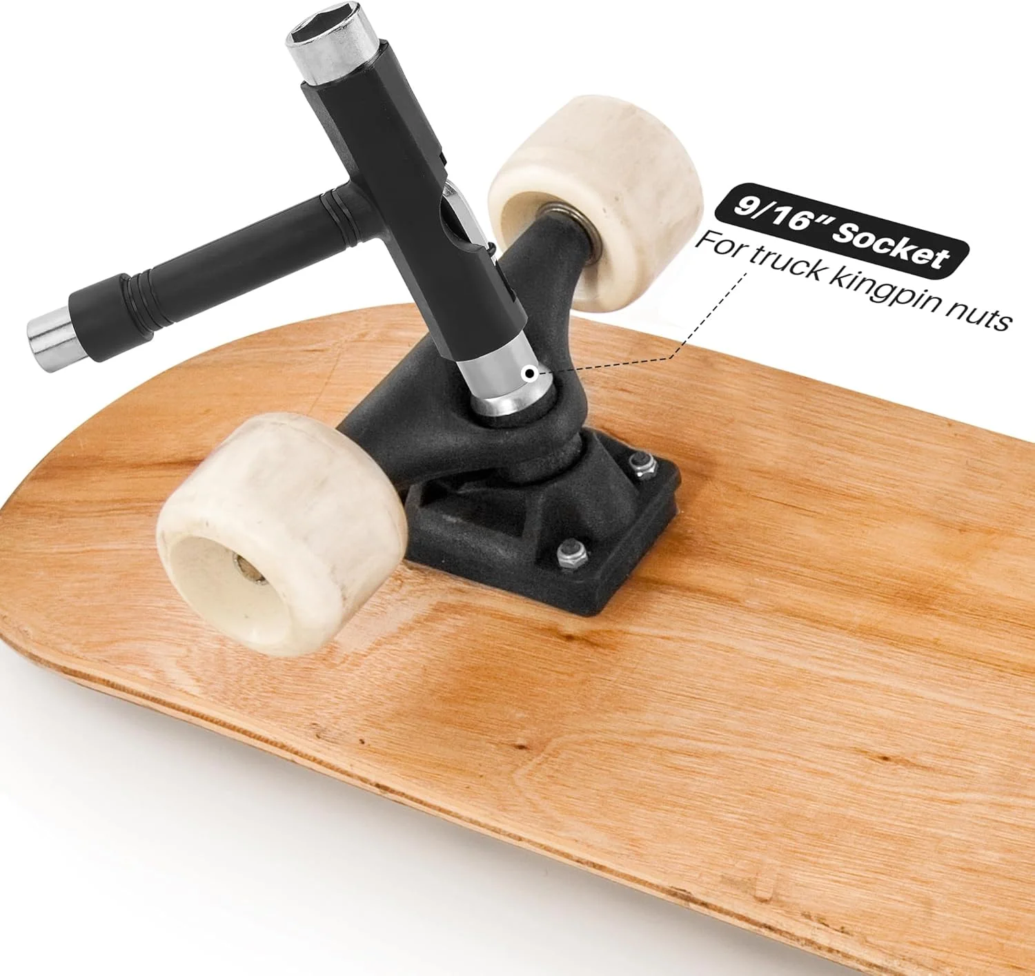 ابزار آچار اسکیت SWIUKPHE، آچار اسکیت بورد چند منظوره همه کاره، آچار T شکل قابل حمل 2 در 1 و پیچ گوشتی سر صلیبی نوع L داخلی، لوازم جانبی لانگ بورد