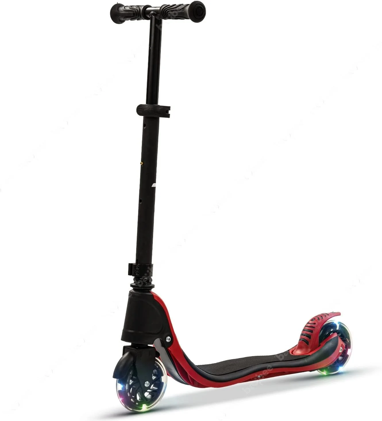اسکوتر اسکیت Baybee Dracarys برای کودکان، اسکوتر 2 چرخ با دسته قابل تنظیم در سه ارتفاع، چرخ های PU LED چشمک زن و عرشه لاستیکی | اسکوتر ضربه ای کودکان برای پسران و دختران 3 تا 8 سال