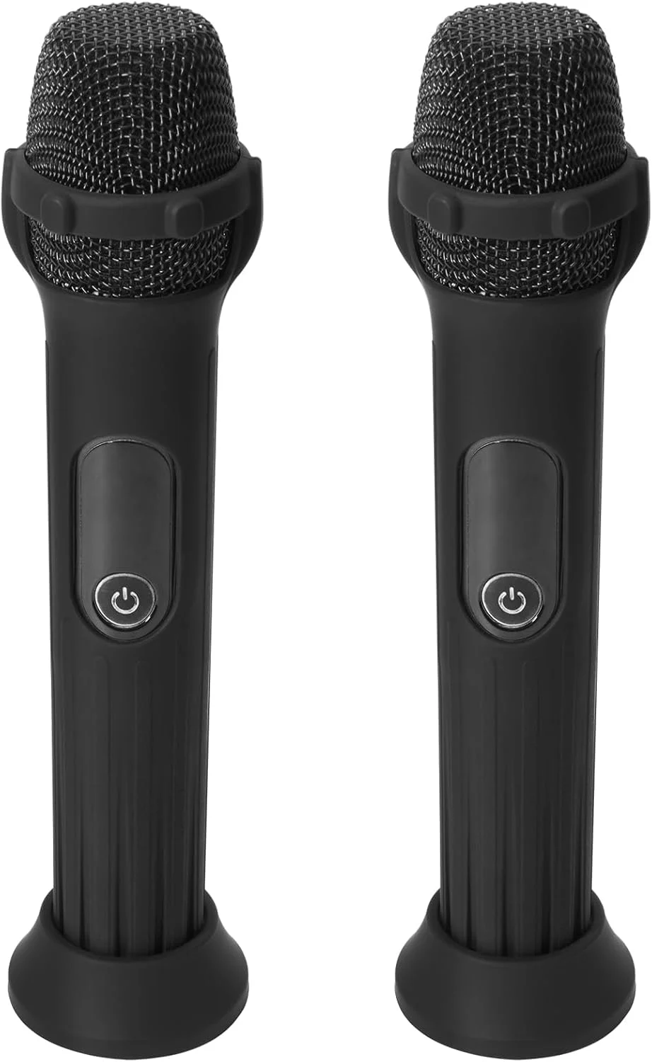 کاور سیلیکونی میکروفون بی سیم JBL، بسته 2 عددی محافظ ضد لغزش میکروفون با میله پایه، پایه مشکی برای استیج، دیسکو، مهمانی، برنامه تلویزیونی