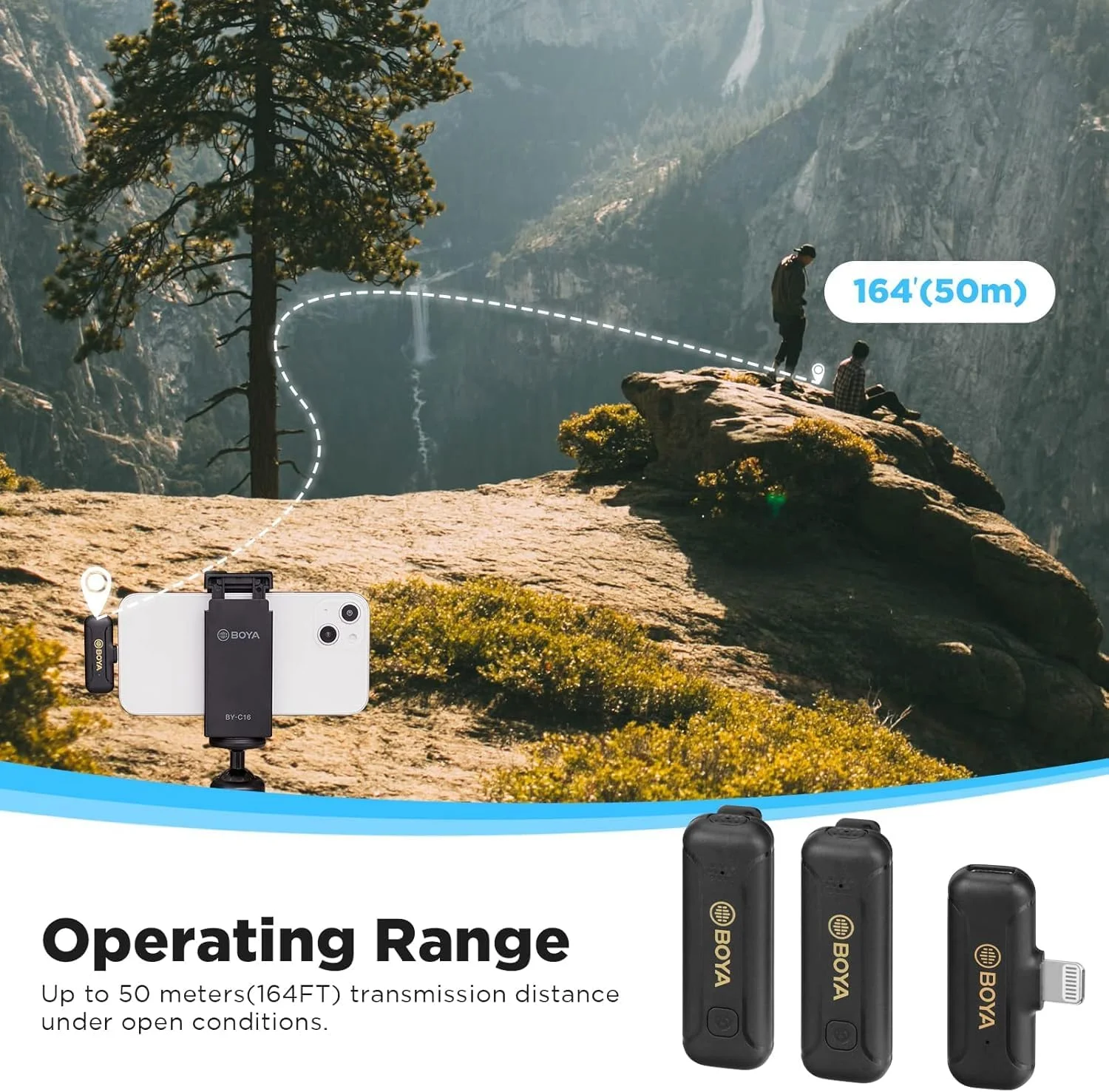 میکروفون یقه ای بی سیم KASTWAVE برای آیفون/آیپد، میکروفون گیره ای کوچک 2.4 گیگاهرتزی با قابلیت حذف نویز برای مصاحبه، پادکست ویدیویی، ولاگ، ضبط یوتیوب میکروفون یقه ای بی سیم KASTWAVE برای آیفون/آیپد، میکروفون گیره ای کوچک 2.4 گیگاهرتزی با قابلیت حذف نویز برای مصاحبه، پادکست ویدیویی، ولاگ، ضبط یوتیوب