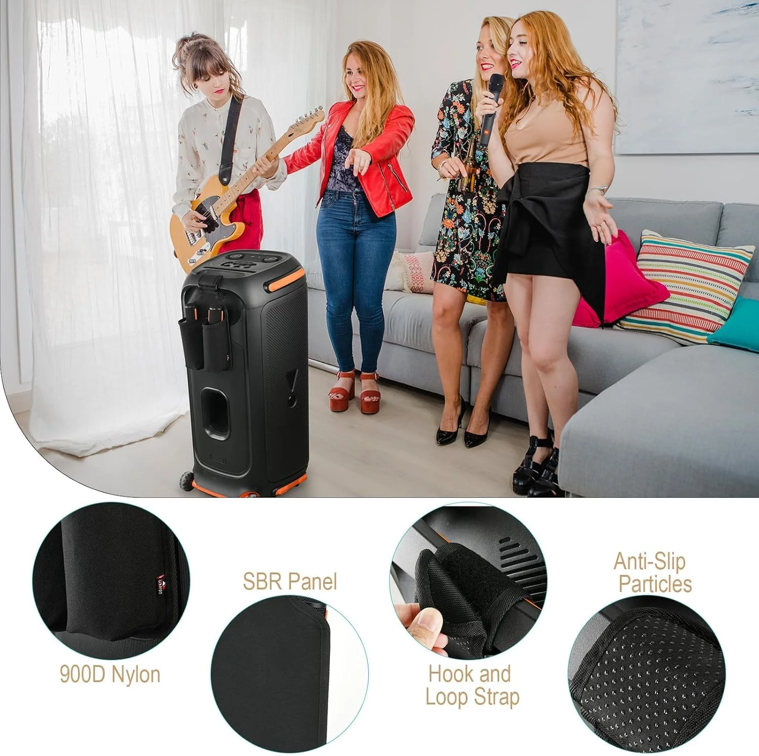 نگهدارنده میکروفون برای میکروفون های بی سیم JBL PartyBox، آویز میکروفون قابل تنظیم سازگار با JBL PartyBox Stage 320 و پایه های میکروفون بی سیم استاندارد نگهدارنده میکروفون برای میکروفون های بی سیم JBL PartyBox، آویز میکروفون قابل تنظیم سازگار با JBL PartyBox Stage 320 و پایه های میکروفون بی سیم استاندارد