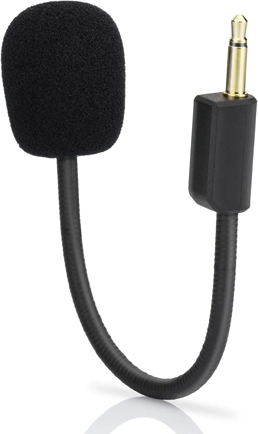 میکروفون جایگزین KASTWAVE برای هدست گیمینگ بی سیم Razer BlackShark V2 و V2 Pro - میکروفون بوم بازی جداشدنی 3.5 میلی متری با فوم