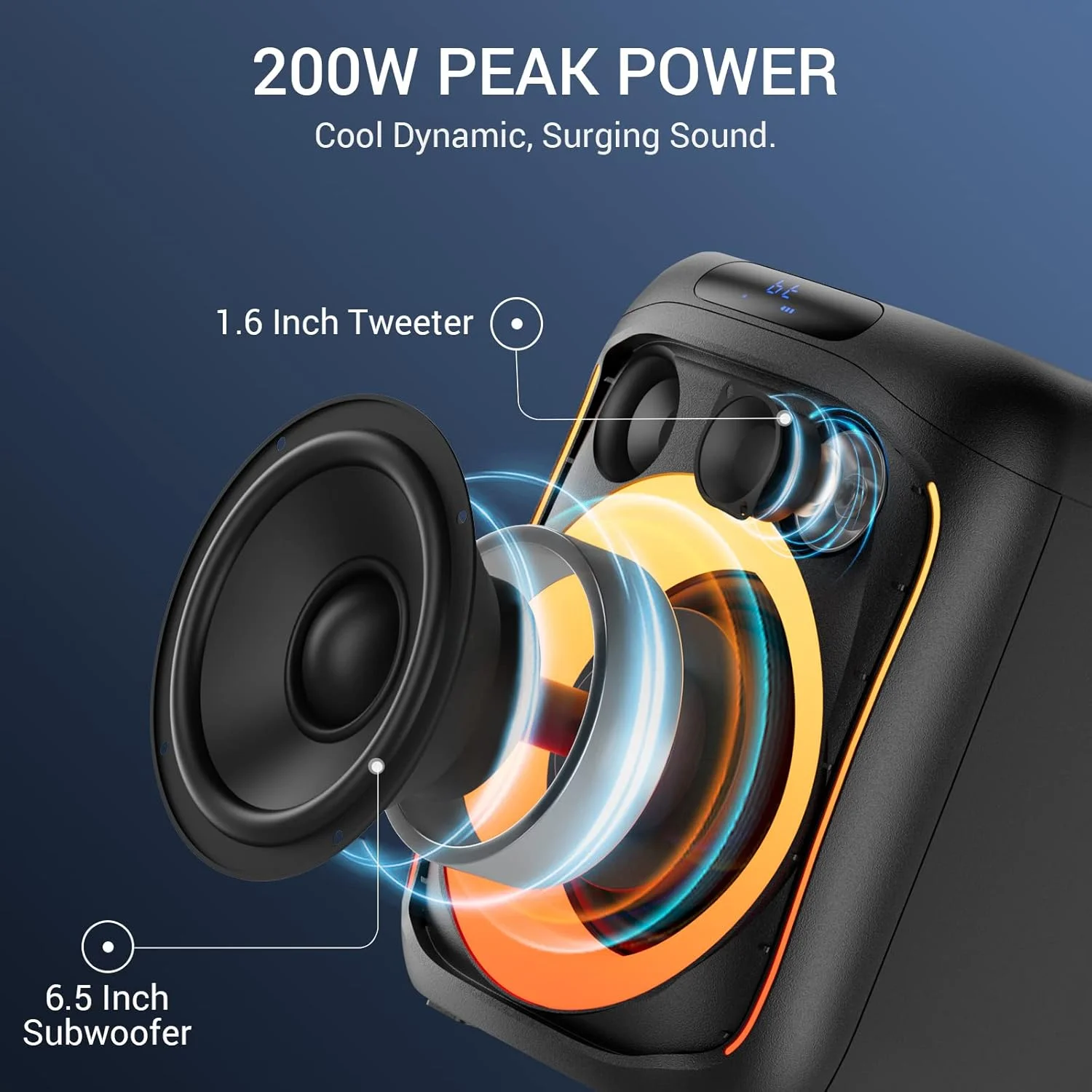 اسپیکر کارائوکه کامل تونور، اسپیکر بلوتوثی قابل حمل با 2 میکروفون بی سیم برای آواز خواندن، دستگاه کارائوکه از ورودی TWS AUX FM USB/TF/REC برای فعالیت های مهمانی K6 پشتیبانی می کند