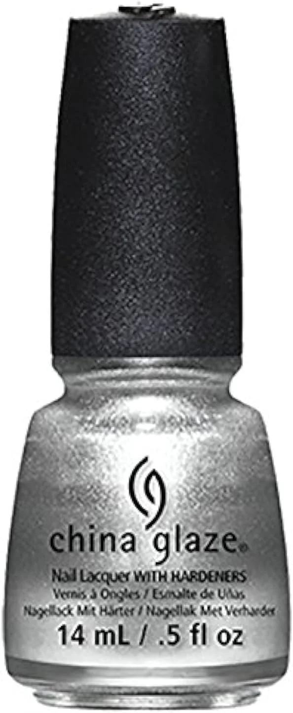 لاک ناخن خاکستری نقره ای China Glaze، مدل I'd Melt for You