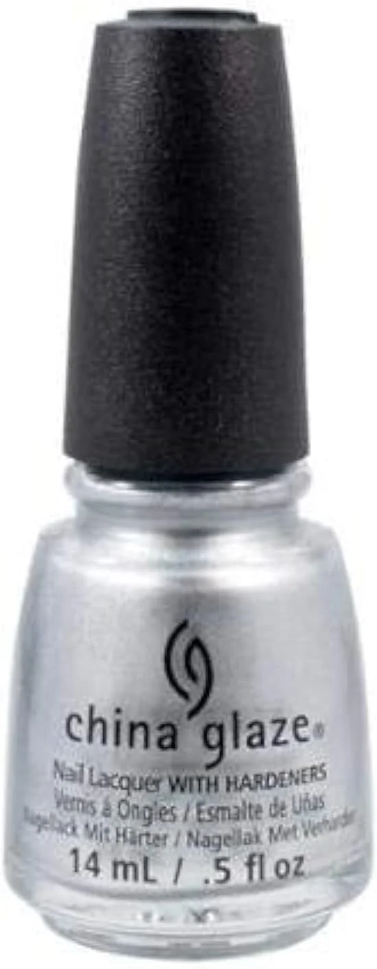 لاک ناخن خاکستری نقره ای China Glaze، مدل I'd Melt for You