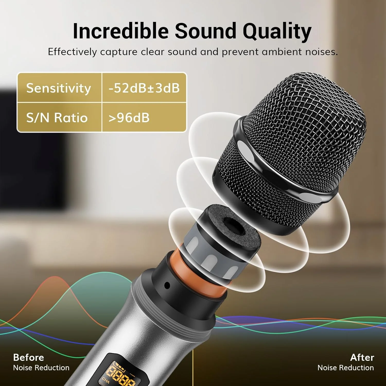 میکروفون بی سیم TONOR، سیستم میکروفون دستی بلوتوثی فلزی UHF با گیرنده قابل شارژ، برای کارائوکه، آواز خواندن، مهمانی، عروسی، دی جی، سخنرانی، 200 فوت (TW-620) میکروفون بی سیم TONOR، سیستم میکروفون دستی بلوتوثی فلزی UHF با گیرنده قابل شارژ، برای کارائوکه، آواز خواندن، مهمانی، عروسی، دی جی، سخنرانی، 200 فوت (TW-620)