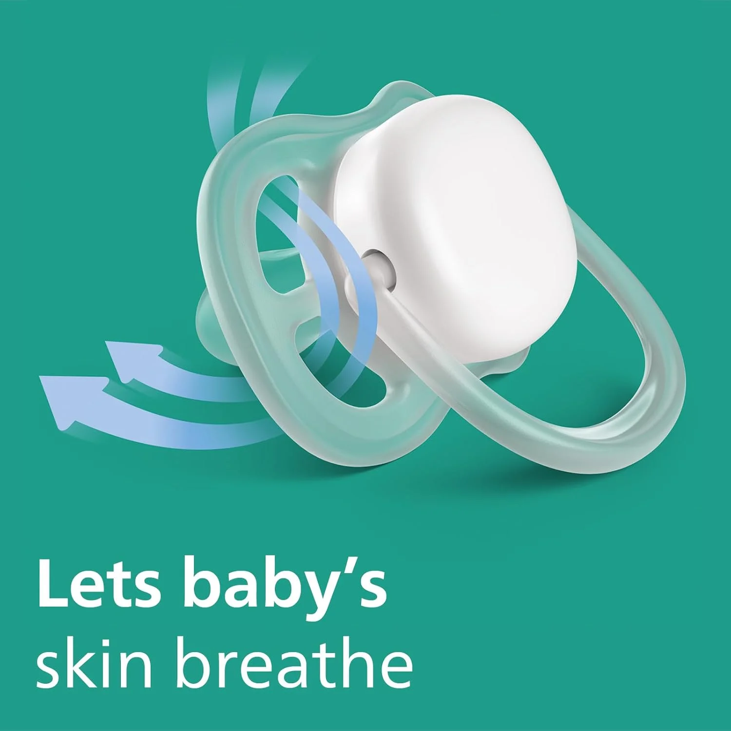 پستانک الترا ایر اونت فیلیپس - 4 عدد پستانک سبک و قابل تنفس برای نوزادان 0 تا 6 ماهه، فاقد BPA با جعبه حمل استریل کننده، SCF085/48