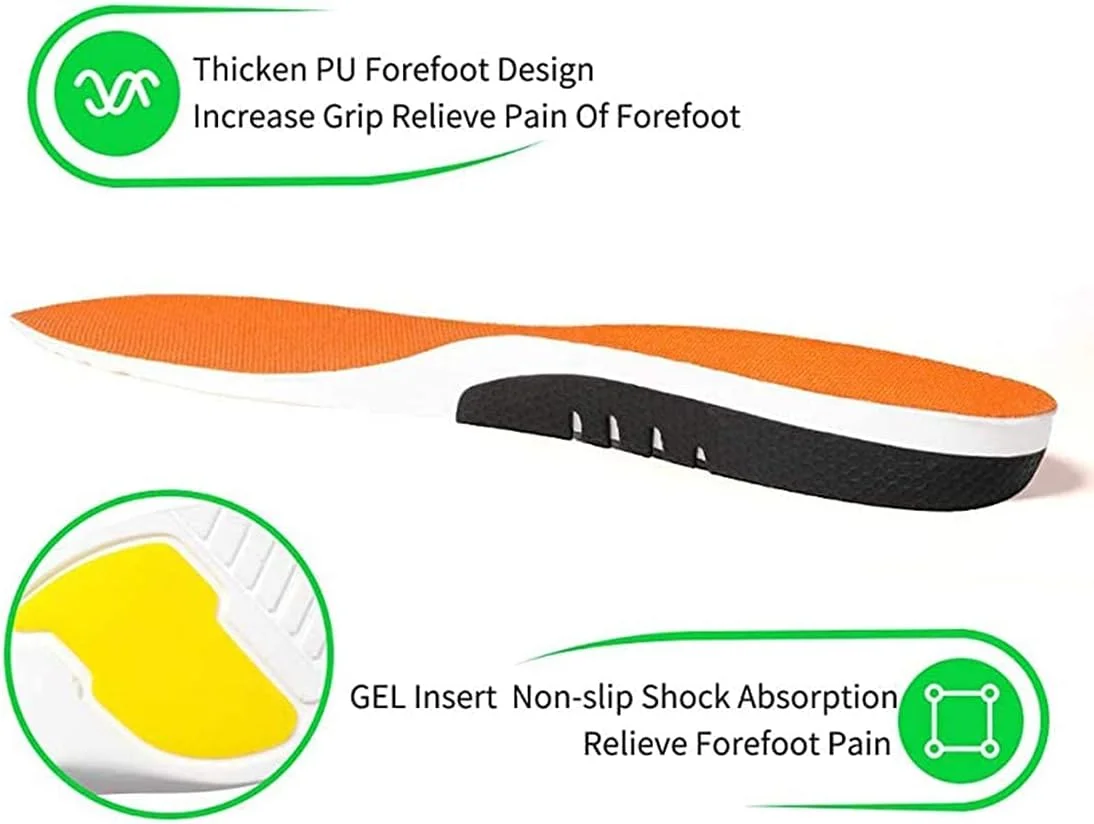 کفی طبی کفش ELECDON، پشتیبانی از قوس پا، مناسب برای کف پای صاف، کفی های ارتوپدی، پرونیشن، درد پاشنه/پا، کفی نرم، فاشیای پلانتار برای مردان و زنان (L:41-45 28CM) کفی طبی کفش ELECDON، پشتیبانی از قوس پا، مناسب برای کف پای صاف، کفی های ارتوپدی، پرونیشن، درد پاشنه/پا، کفی نرم، فاشیای پلانتار برای مردان و زنان (L:41-45 28CM)