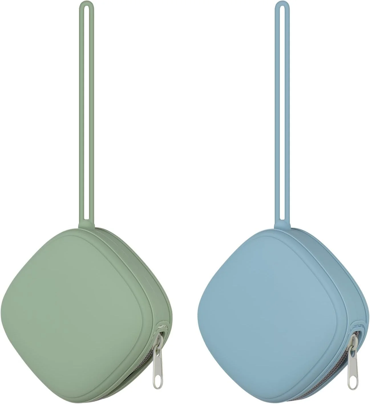 بسته 2 عددی جا پستانکی سیلیکونی BIGTHREE، کیف قابل حمل برای پستانک، مناسب برای کیف لوازم کودک و کالسکه، کیف سیلیکونی مسافرتی برای پستانک کودک، لوازم جانبی پستانک برای پسران و دختران (سبز + آبی) بسته 2 عددی جا پستانکی سیلیکونی BIGTHREE، کیف قابل حمل برای پستانک، مناسب برای کیف لوازم کودک و کالسکه، کیف سیلیکونی مسافرتی برای پستانک کودک، لوازم جانبی پستانک برای پسران و دختران (سبز + آبی)