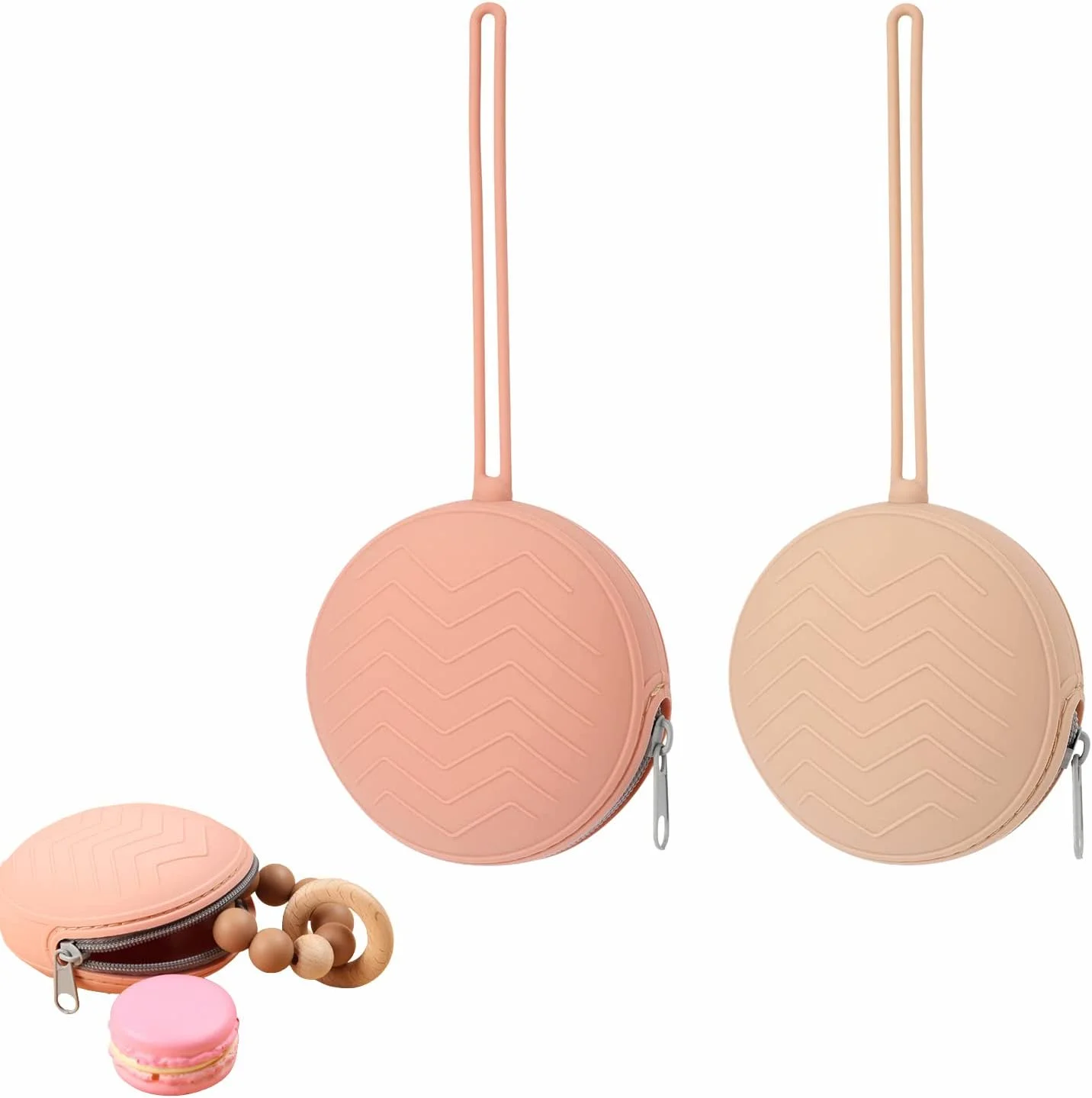 جای پستانک سیلیکونی BIGTHREE، نگهدارنده پستانک نوزاد، کیف سیلیکونی پستانک مسافرتی کودک، کیف نگهدارنده پستانک قابل حمل برای پسران و دختران، کیف نگهداری، 2 بسته، صورتی و زردآلویی جای پستانک سیلیکونی BIGTHREE، نگهدارنده پستانک نوزاد، کیف سیلیکونی پستانک مسافرتی کودک، کیف نگهدارنده پستانک قابل حمل برای پسران و دختران، کیف نگهداری، 2 بسته، صورتی و زردآلویی