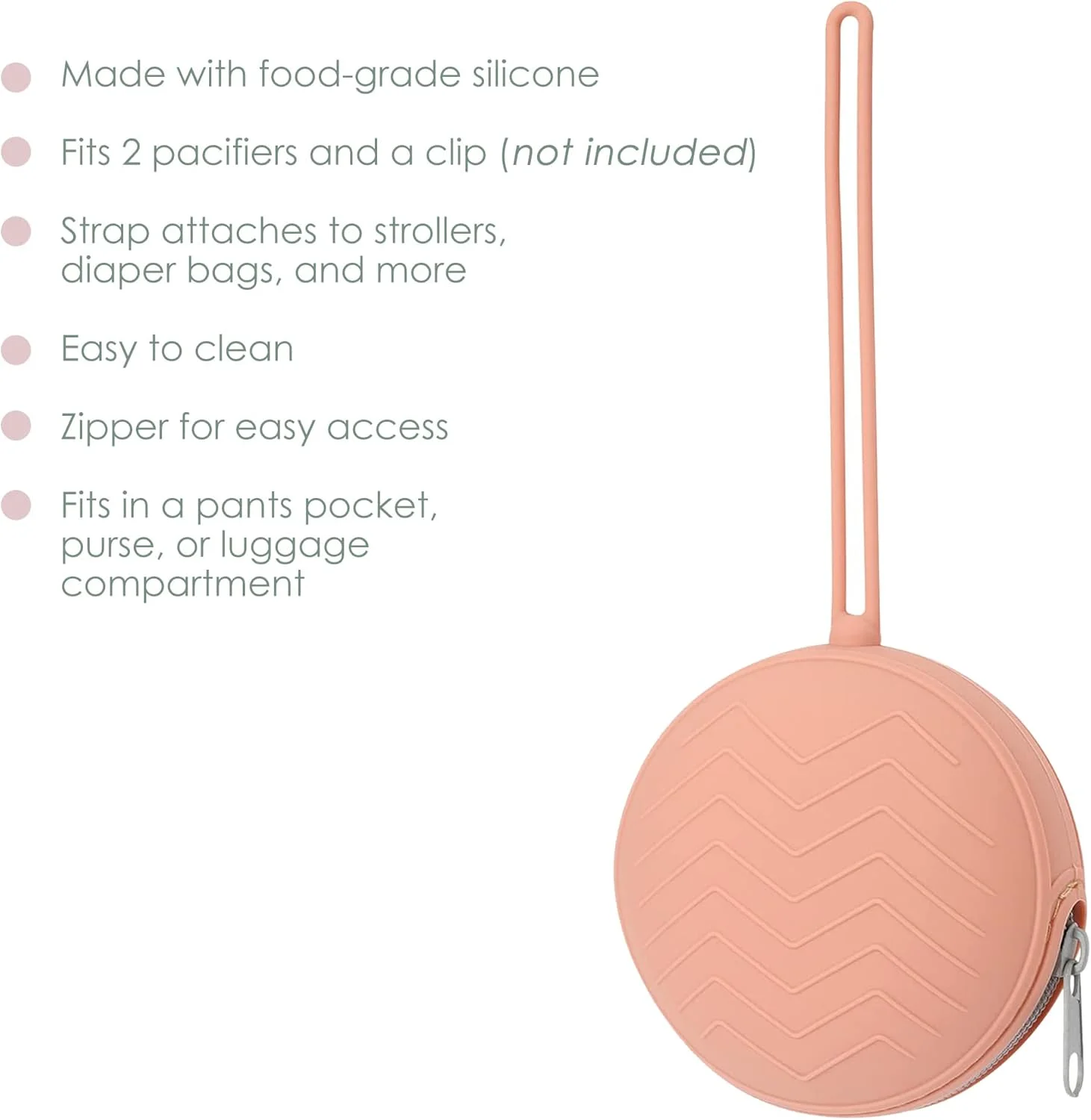 جای پستانک سیلیکونی BIGTHREE، نگهدارنده پستانک نوزاد، کیف سیلیکونی پستانک مسافرتی کودک، کیف نگهدارنده پستانک قابل حمل برای پسران و دختران، کیف نگهداری، 2 بسته، صورتی و زردآلویی جای پستانک سیلیکونی BIGTHREE، نگهدارنده پستانک نوزاد، کیف سیلیکونی پستانک مسافرتی کودک، کیف نگهدارنده پستانک قابل حمل برای پسران و دختران، کیف نگهداری، 2 بسته، صورتی و زردآلویی