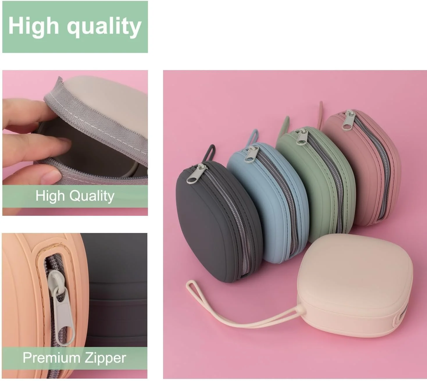 بسته 2 عددی جا پستانکی سیلیکونی BIGTHREE، کیف قابل حمل برای پستانک، مناسب برای کیف لوازم کودک و کالسکه، کیف سیلیکونی مسافرتی برای پستانک کودک، لوازم جانبی پستانک برای پسران و دختران (سبز + آبی) بسته 2 عددی جا پستانکی سیلیکونی BIGTHREE، کیف قابل حمل برای پستانک، مناسب برای کیف لوازم کودک و کالسکه، کیف سیلیکونی مسافرتی برای پستانک کودک، لوازم جانبی پستانک برای پسران و دختران (سبز + آبی)