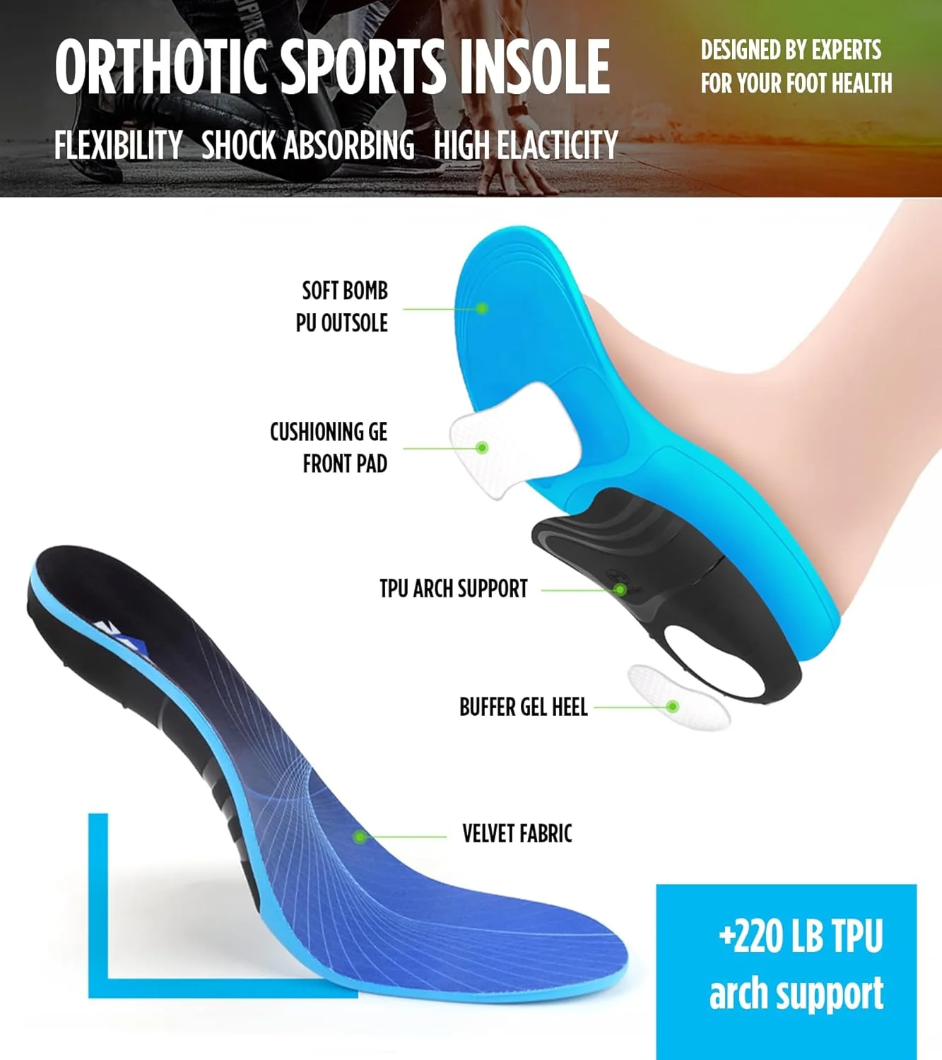 کفی طبی مردانه، کفی های پلانتار فاسایتیس، کفی های راحت برای پیاده روی/کوهنوردی، کفی های ارتوتیک با پشتیبانی از قوس پا، کفی های طبی برای صافی کف پا، درد پاشنه و جذب شوک (XL (M11-12.5)) کفی طبی مردانه، کفی های پلانتار فاسایتیس، کفی های راحت برای پیاده روی/کوهنوردی، کفی های ارتوتیک با پشتیبانی از قوس پا، کفی های طبی برای صافی کف پا، درد پاشنه و جذب شوک (XL (M11-12.5))