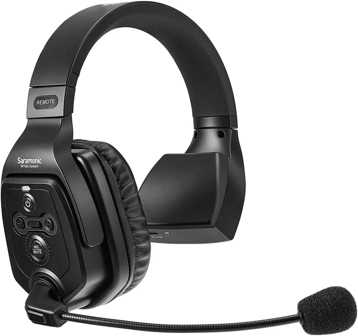 هدست ریموت تک گوش بی سیم سارامونیک WiTalk-SRH برای سیستم اینترکام WiTalk به همراه کیف حمل