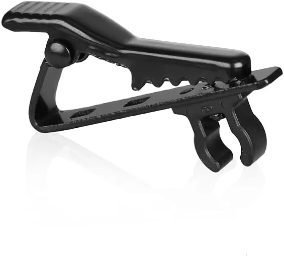 گیره جایگزین میکروفون یقه‌ای سارامونیک برای اکثر میکروفون‌های یقه‌ای سارامونیک (سیمی و بی‌سیم) و سایر میکروفون‌های یقه‌ای 7 میلی‌متری (SR-MC1)