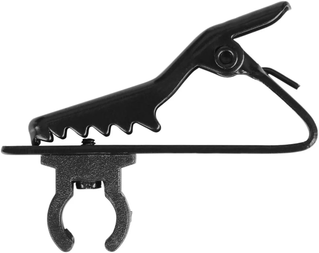 بسته 2 عددی گیره میکروفون یقه ای جایگزین سارامونیک برای اکثر میکروفون های یقه ای سارامونیک (سیمی و بی سیم) و سایر میکروفون های یقه ای 7 میلی متری (SR-U9-MC1)