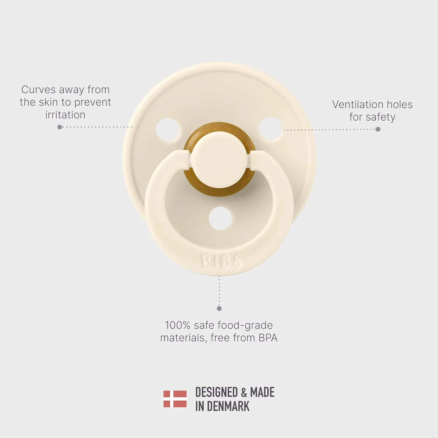 پستانک ارتودنسی 2 عددی BIBS Colour، فاقد BPA، لاتکس لاستیک طبیعی گرد، سایز 2 (6-18 ماه)، مشکی/سفید پستانک ارتودنسی 2 عددی BIBS Colour، فاقد BPA، لاتکس لاستیک طبیعی گرد، سایز 2 (6-18 ماه)، مشکی/سفید