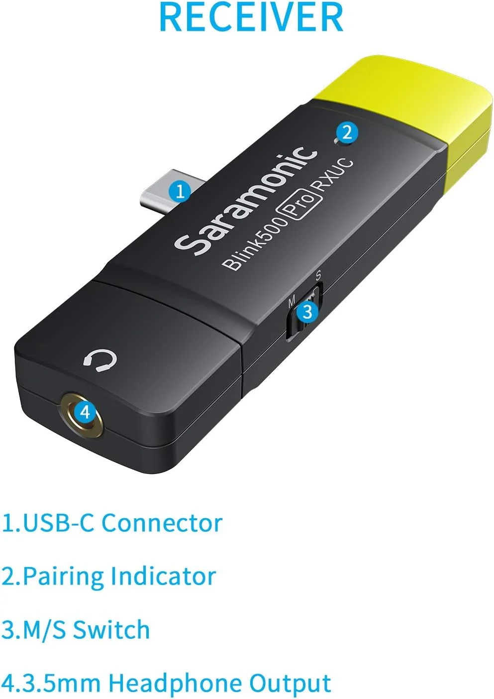 سیستم میکروفون یقه ای بی سیم USB-C سارامونیک برای پخش زنده، Blink500 Pro B6 میکروفون دوگانه برای گوشی های هوشمند سامسونگ گلکسی هواوی گوگل پیکسل برای ویدیوهای یوتیوب فیسبوک ولاگ سیستم میکروفون یقه ای بی سیم USB-C سارامونیک برای پخش زنده، Blink500 Pro B6 میکروفون دوگانه برای گوشی های هوشمند سامسونگ گلکسی هواوی گوگل پیکسل برای ویدیوهای یوتیوب فیسبوک ولاگ
