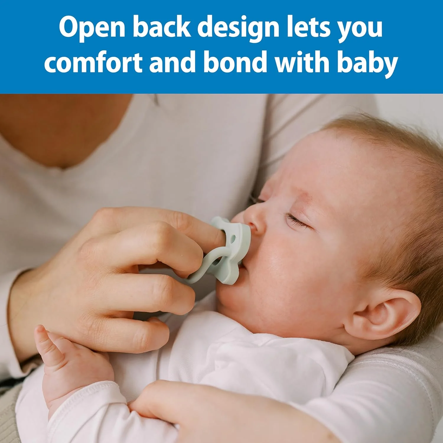 پستانک 100% سیلیکونی دکتر براون HappyPaci، 0-6 ماه، بدون BPA، خاکستری خنک، سبز، کرم، بسته 3 عددی