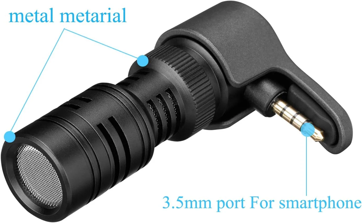 میکروفون سبک وزن گوشی هوشمند سارامونیک SmartMic+ با خروجی 3.5 میلیمتری میکروفون سبک وزن گوشی هوشمند سارامونیک SmartMic+ با خروجی 3.5 میلیمتری