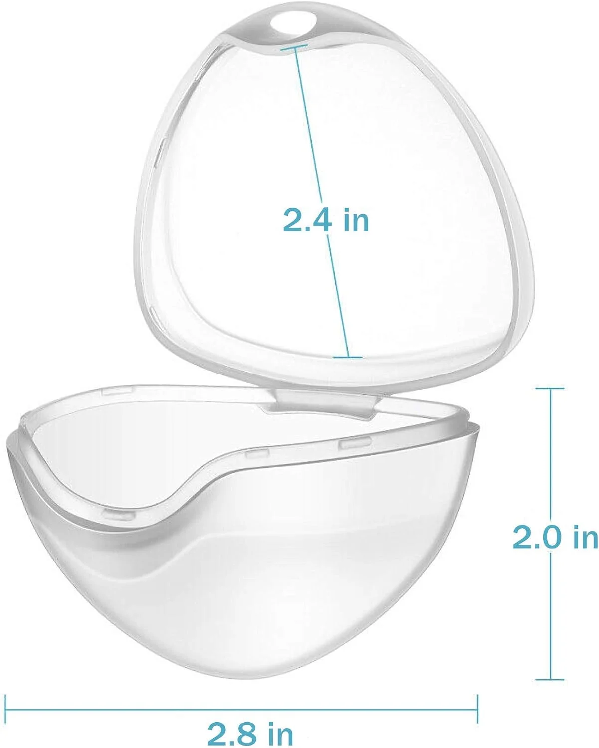 جعبه پستانک LODROC، جا پستانکی، گیره پستانک، جعبه پستانک، لوازم جانبی پستانک 6 عددی شفاف جعبه پستانک LODROC، جا پستانکی، گیره پستانک، جعبه پستانک، لوازم جانبی پستانک 6 عددی شفاف