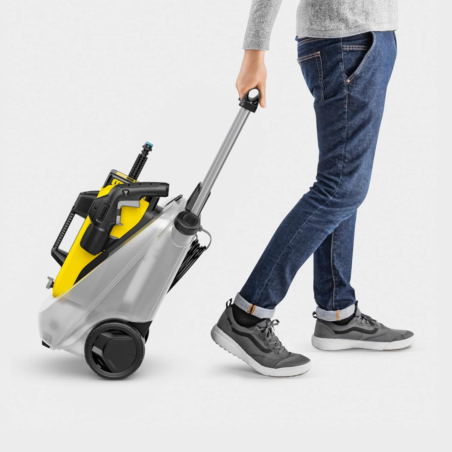 کارواش سیار پرمیوم Karcher OC 6-18 – دستگاه تمیز کننده قابل حمل بی سیم با مخزن آب یکپارچه برای دوچرخه، کمپینگ و باغ