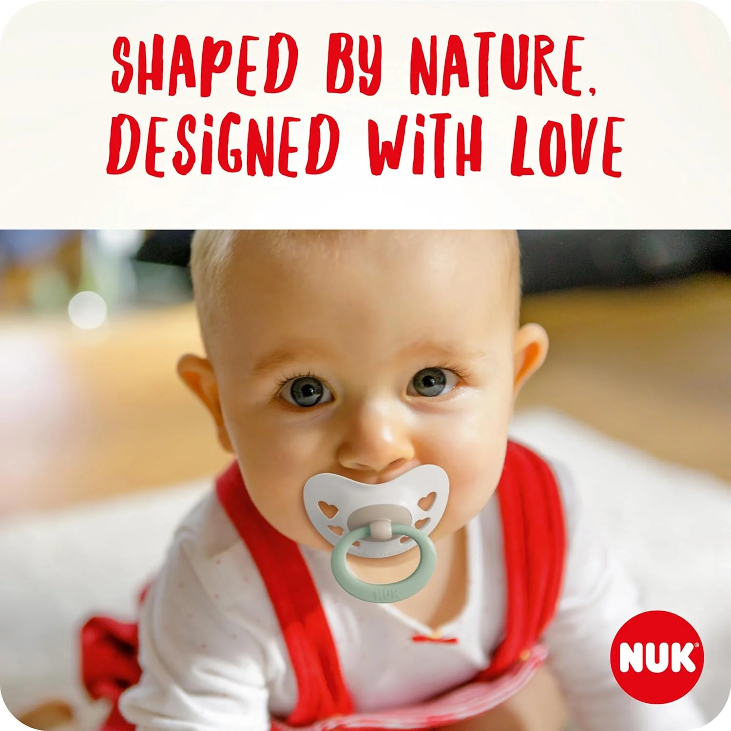 پستانک نوزاد NUK Signature | 0-6 ماه | تسکین دهنده 95% نوزادان | پستانک سیلیکونی بدون BPA با شکل قلب | با جعبه | ستاره های سبز | بسته 2 عددی پستانک نوزاد NUK Signature | 0-6 ماه | تسکین دهنده 95% نوزادان | پستانک سیلیکونی بدون BPA با شکل قلب | با جعبه | ستاره های سبز | بسته 2 عددی