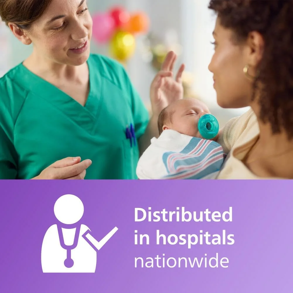 پستانک ارتودنسی نوزاد فیلیپس اونت Soothie، پستانک 100% سیلیکونی، یک تکه، بدون BPA، برای نوزادان 0-3 ماهه، سبز، بسته 4 عددی، مدل SCF190/41