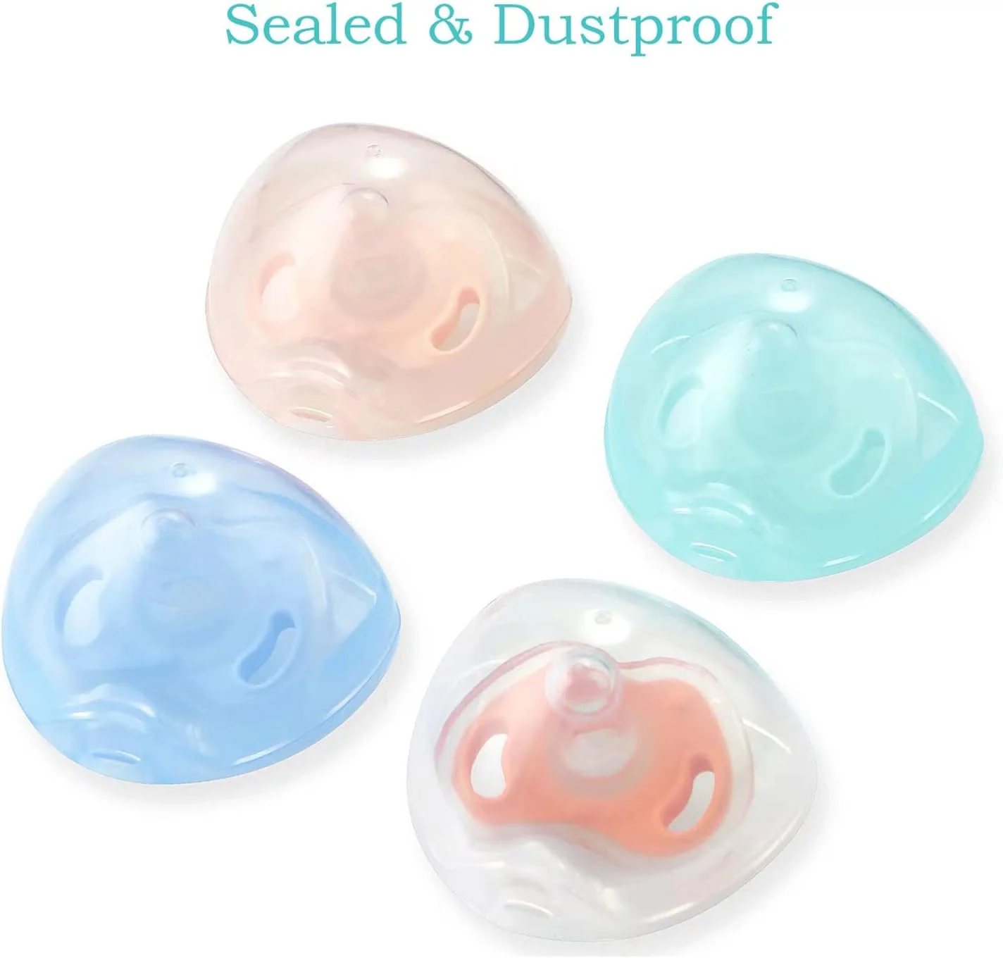 جعبه نگهدارنده پستانک پاندااییر (بسته 4 عددی) | نگهدارنده لوازم جانبی جهانی | کیف مسافرتی | بدون BPA جعبه نگهدارنده پستانک پاندااییر (بسته 4 عددی) | نگهدارنده لوازم جانبی جهانی | کیف مسافرتی | بدون BPA