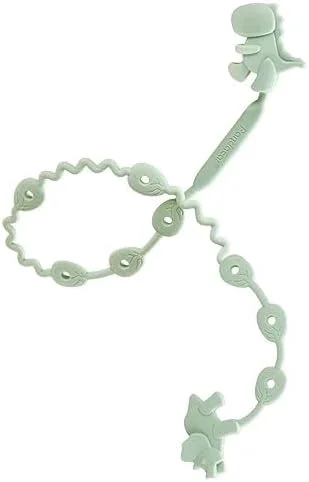 بند اسباب بازی و گیره پستانک سیلیکونی پاندا ایر، 8 عددی، بند پستانک سیلیکونی طرح دایناسور و گیره نگهدارنده پستانک با طراحی یک تکه برای نوزادان پسر و دختر بند اسباب بازی و گیره پستانک سیلیکونی پاندا ایر، 8 عددی، بند پستانک سیلیکونی طرح دایناسور و گیره نگهدارنده پستانک با طراحی یک تکه برای نوزادان پسر و دختر