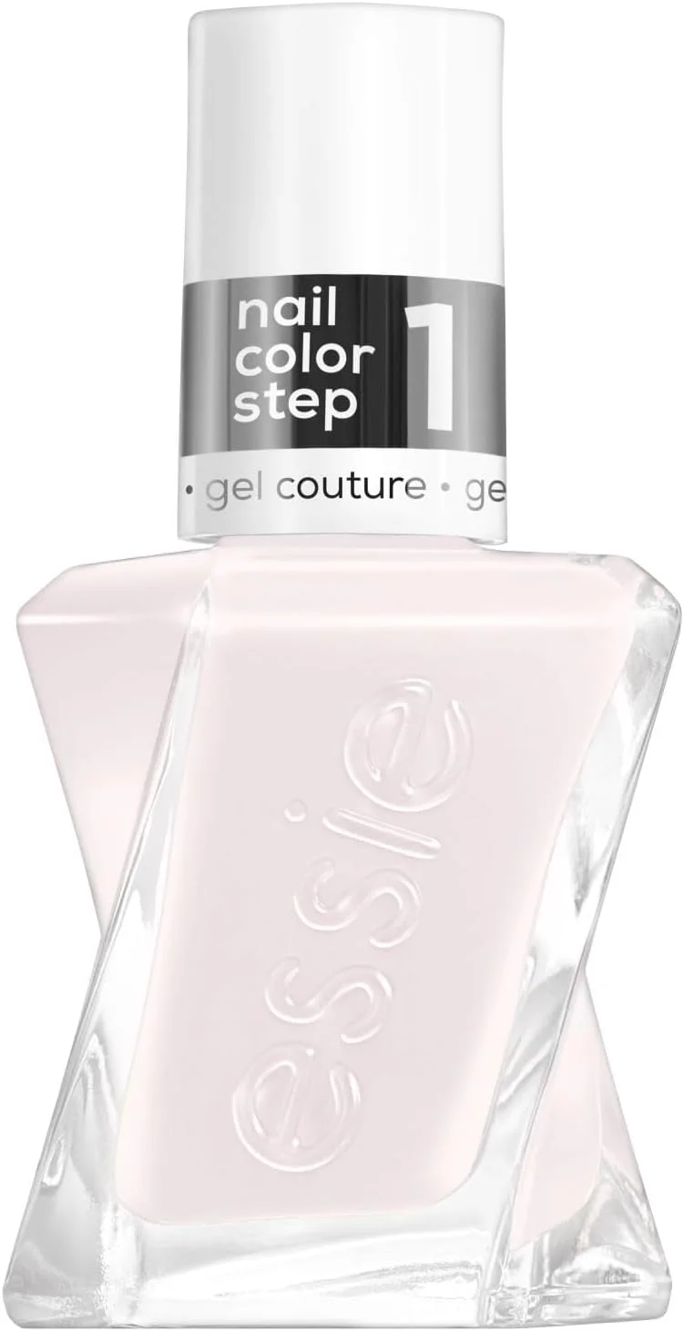 لاک ناخن ژلی با ماندگاری طولانی Essie Couture، رنگ Pre-Show Jitters 138، سفید، 13.5 میلی لیتر