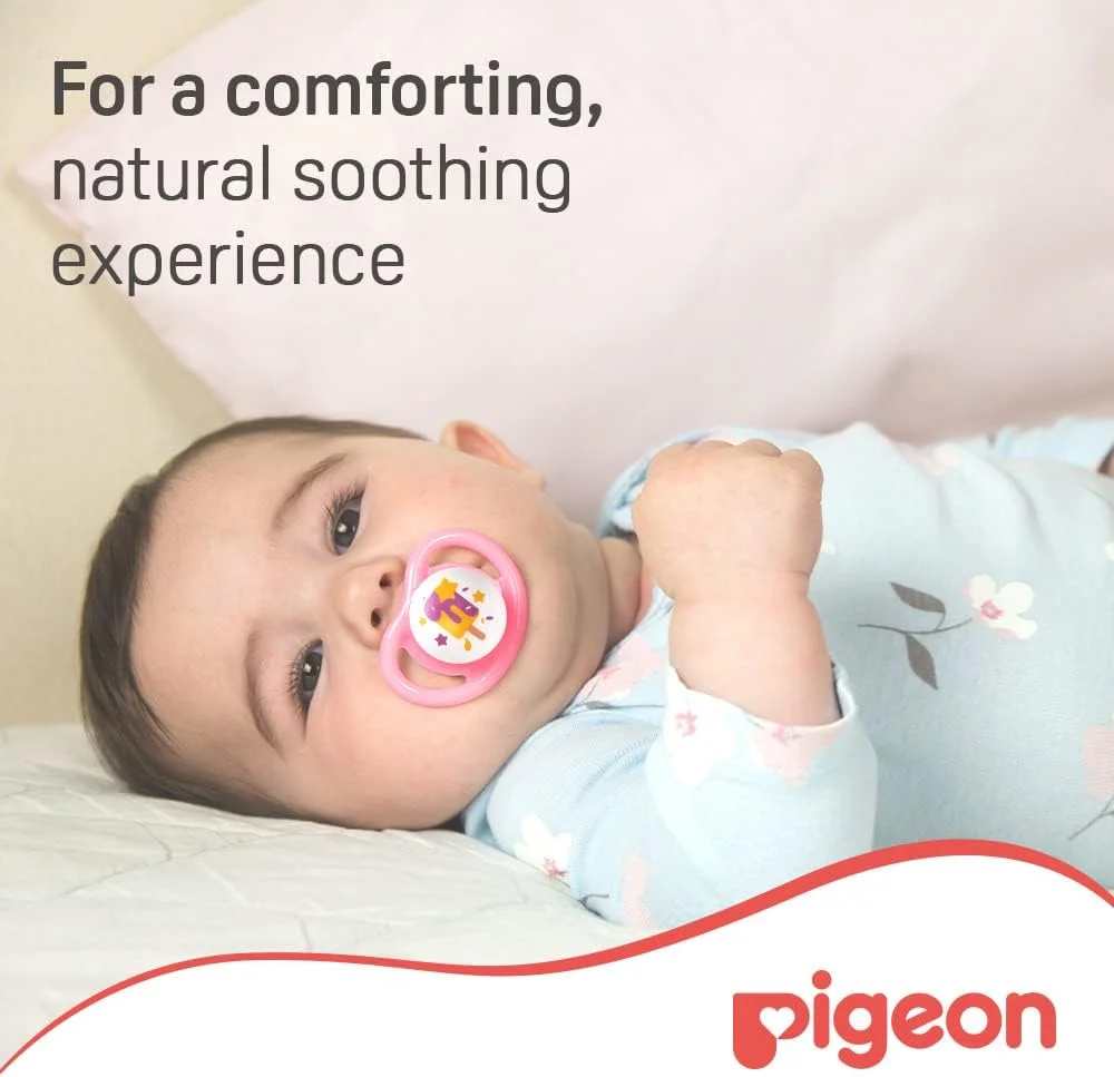 پستانک مینی لایت پیigeon، فوق العاده سبک وزن، سرپستانک سیلیکونی نرم، جریان هوای بیشتر، فاقد BPA، سایز M، 6+ ماه، شفاف پستانک مینی لایت پیigeon، فوق العاده سبک وزن، سرپستانک سیلیکونی نرم، جریان هوای بیشتر، فاقد BPA، سایز M، 6+ ماه، شفاف