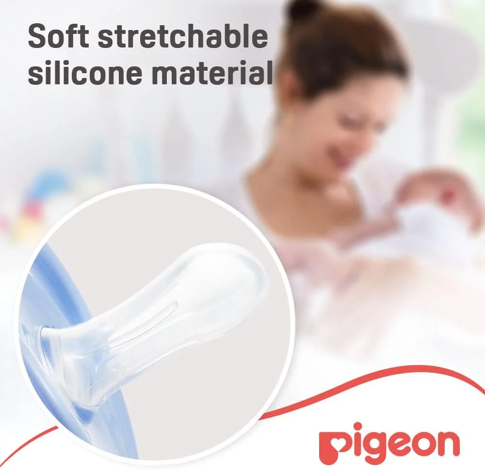 پستانک دوقلو مینی لایت پیجن، فوق العاده سبک وزن، سر سیلیکونی نرم، بدون BPA، سایز S، پسرانه پستانک دوقلو مینی لایت پیجن، فوق العاده سبک وزن، سر سیلیکونی نرم، بدون BPA، سایز S، پسرانه