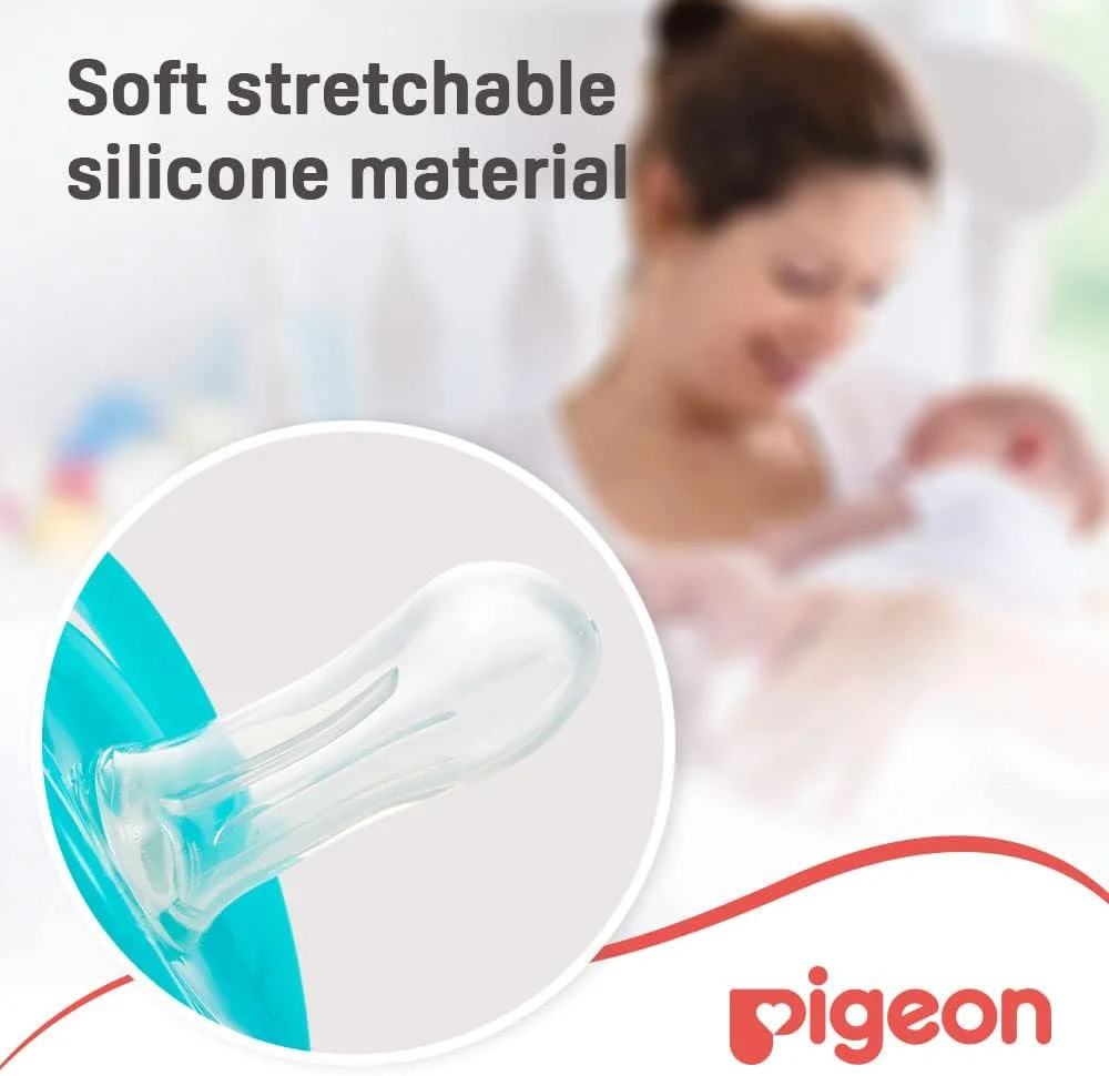 پستانک ارتودنسی دخترانه سایز بزرگ L دوقلو پیجن مدل Minilight، یک عدد پستانک ارتودنسی دخترانه سایز بزرگ L دوقلو پیجن مدل Minilight، یک عدد