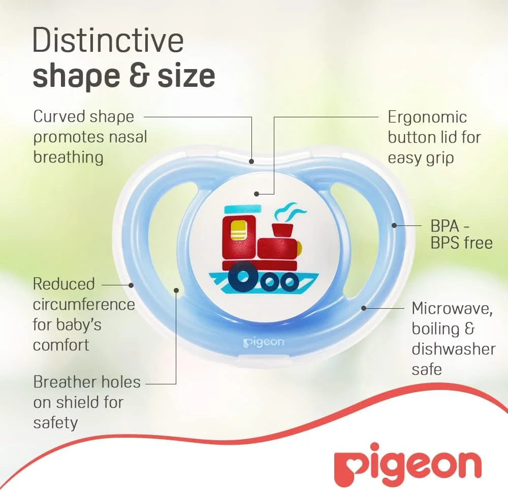 پستانک دوقلو مینی لایت پیجن، فوق العاده سبک وزن، سر سیلیکونی نرم، بدون BPA، سایز S، پسرانه پستانک دوقلو مینی لایت پیجن، فوق العاده سبک وزن، سر سیلیکونی نرم، بدون BPA، سایز S، پسرانه