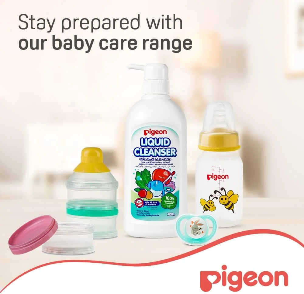 پستانک مینی لایت Pigeon، فوق العاده سبک وزن، سرپستانک سیلیکونی نرم، جریان هوای بیشتر، فاقد BPA، سایز S مناسب برای نوزادان دختر و پسر، 0+ ماه، شفاف پستانک مینی لایت Pigeon، فوق العاده سبک وزن، سرپستانک سیلیکونی نرم، جریان هوای بیشتر، فاقد BPA، سایز S مناسب برای نوزادان دختر و پسر، 0+ ماه، شفاف